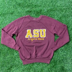 Vintage ASU Arizona state university crewneck sweater size large